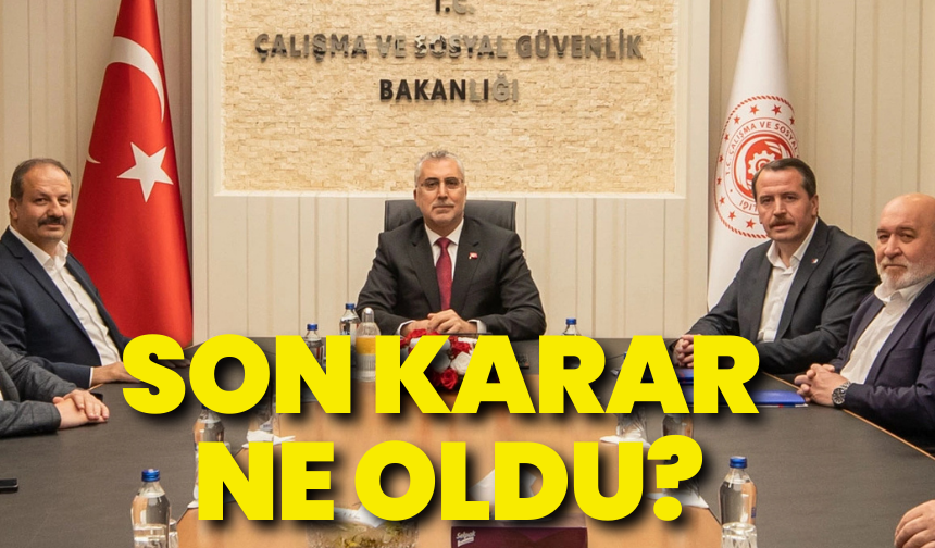 Bakanlıkta memur zammı görüşmesi: Son karar ne oldu?