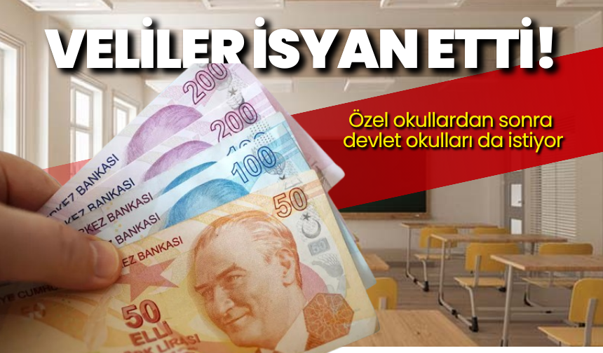 Özel okullardan sonra devlet okulları da istiyor: Veliler isyan etti!