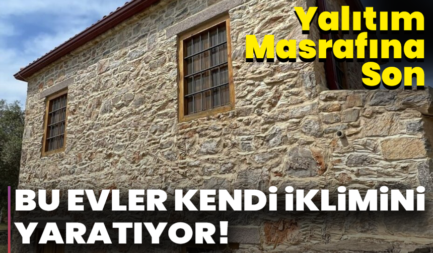 Yalıtım Masrafına Son: Bu Evler Kendi İklimini Yaratıyor!