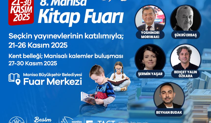 8. Manisa kitap fuarı başlıyor