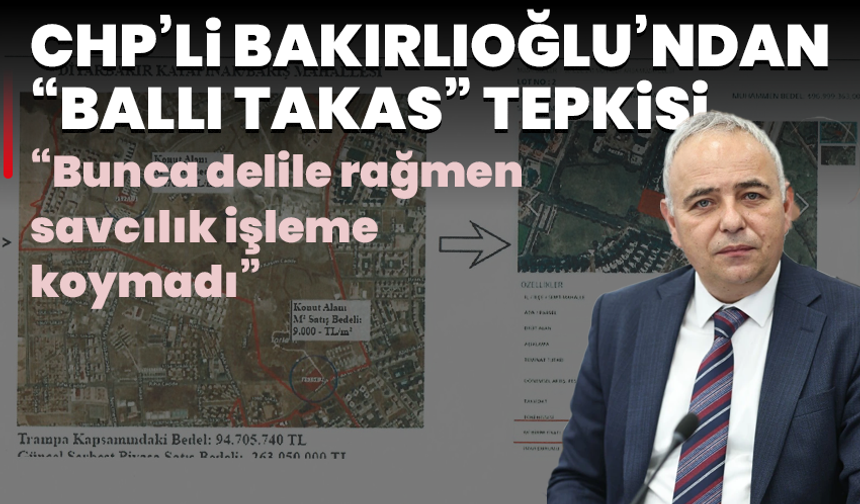 CHP’li Bakırlıoğlu’ndan “Ballı Takas” Tepkisi: “Bunca delile rağmen savcılık işleme koymadı”