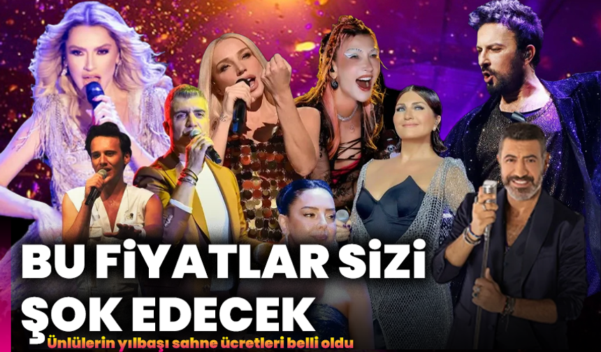 Bu fiyatlar sizi şok edecek: Ünlülerin yılbaşı sahne ücretleri belli oldu