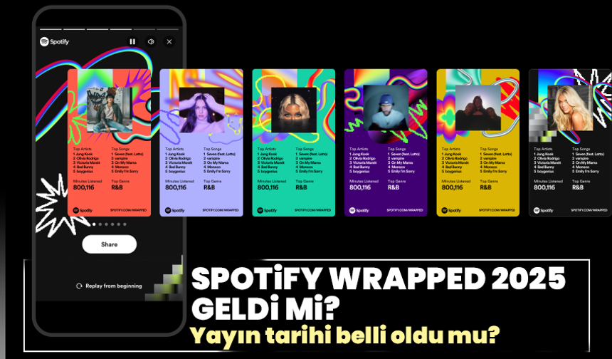 Spotify Wrapped 2025 geldi mi? Yayın tarihi belli oldu mu?