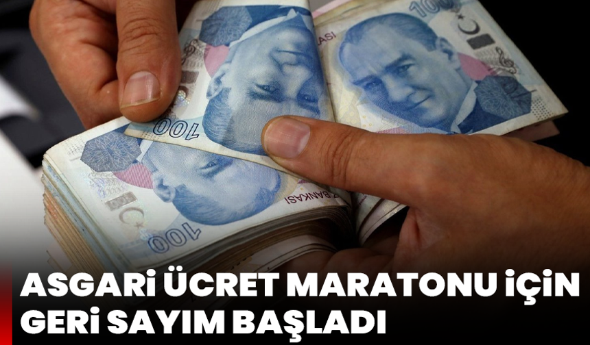 Asgari ücret maratonu için geri sayım başladı