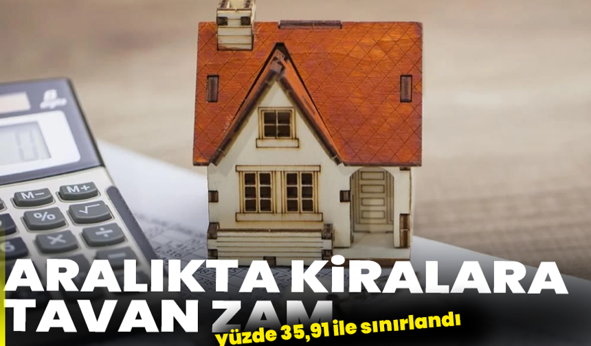 Aralıkta kiralara tavan zam: yüzde 35,91 ile sınırlandı