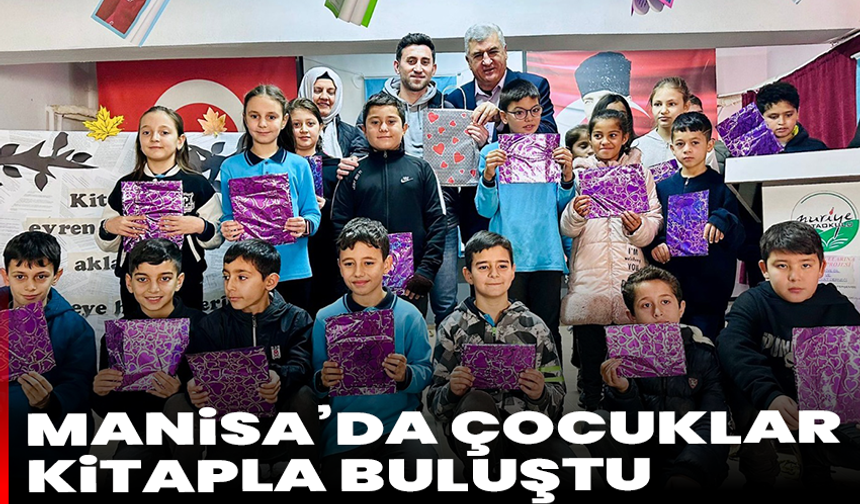 Manisa’da çocuklar kitapla buluştu