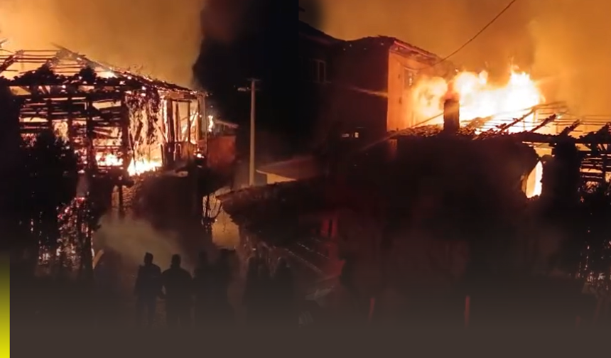 Manisa'da korkunç ev yangını: 1 kişi hayatını kaybetti