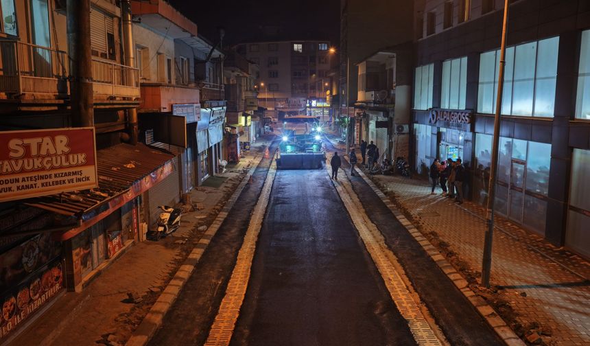 Salihli Belediyesi Gaziler Mahallesi’nde Asfalt Çalışmalarını Tamamladı