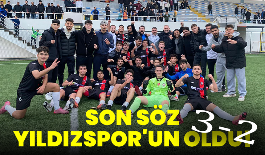 Kıran Kırana Maçın Kazananı Yıldızspor Oldu: 3-2!