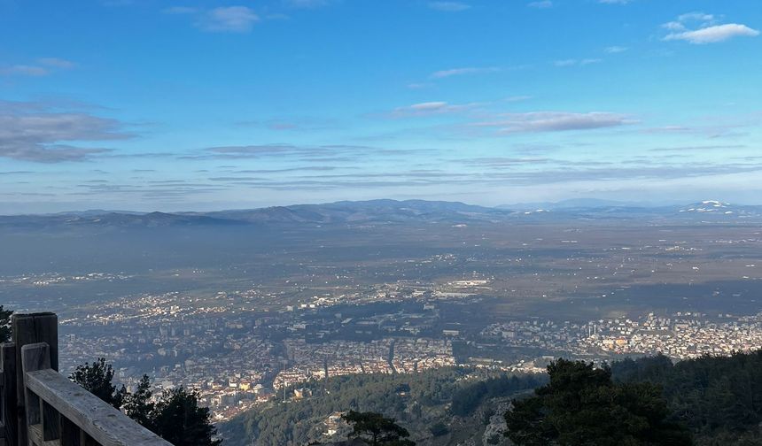 Manisa Spil Dağı'nın nefes kesici manzarası
