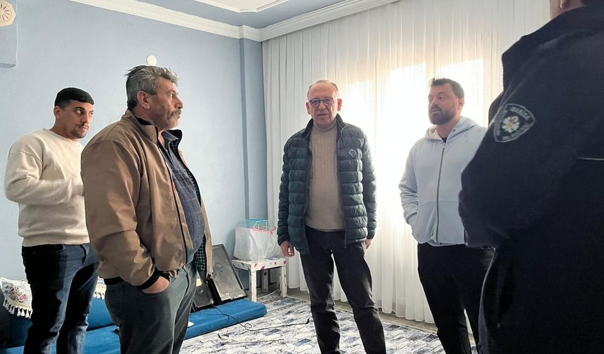 Başkan yağıştan etkilenen bölgede inceleme yaptı