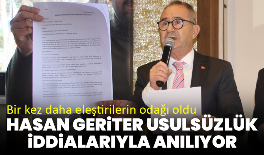 35 yıldır koltukta, yine krizle gündemde: Hasan Geriter’e sert suçlamalar