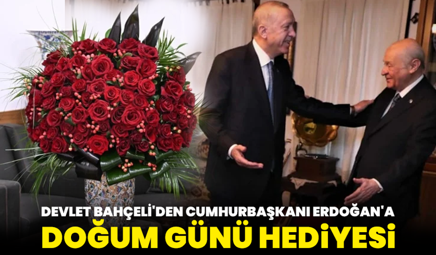 Devlet Bahçeli’den Cumhurbaşkanı Erdoğan’a 72’nci yaş hediyesi