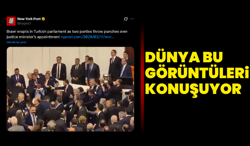 Dünya Bu Görüntüleri Konuşuyor: TBMM gerilimi dünya basınında