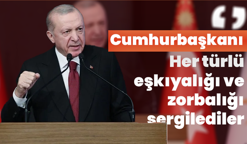 Cumhurbaşkanı Erdoğan’dan yaşanan arbedeye sert tepki