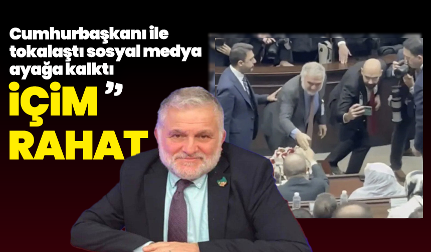 Cumhurbaşkanı ile tokalaştı, sosyal medya ayağa kalktı