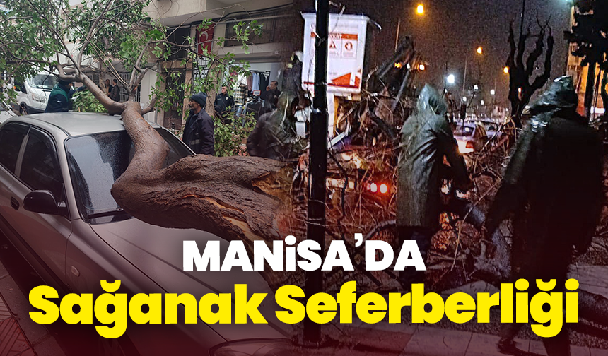 Şehzadeler Belediyesi’nde Sağanak Seferberliği