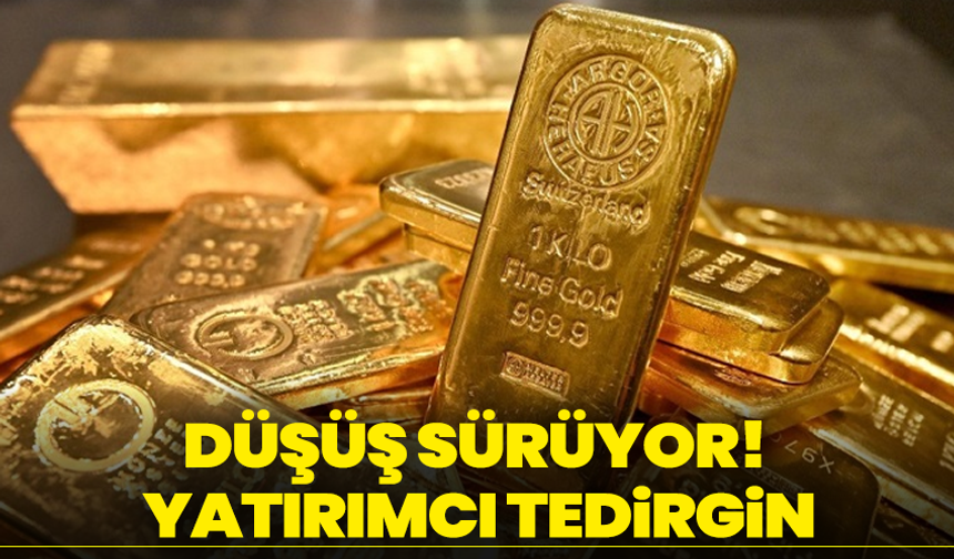Düşüş Sürüyor! Altın Piyasasında Yön Arayışı: Yatırımcı Tedirgin