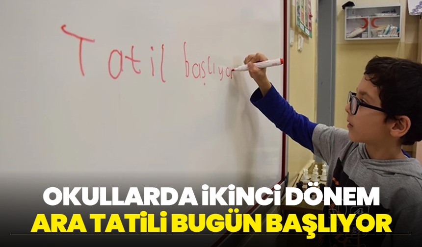 18 Milyon Öğrenci Ara Tatile Çıkıyor