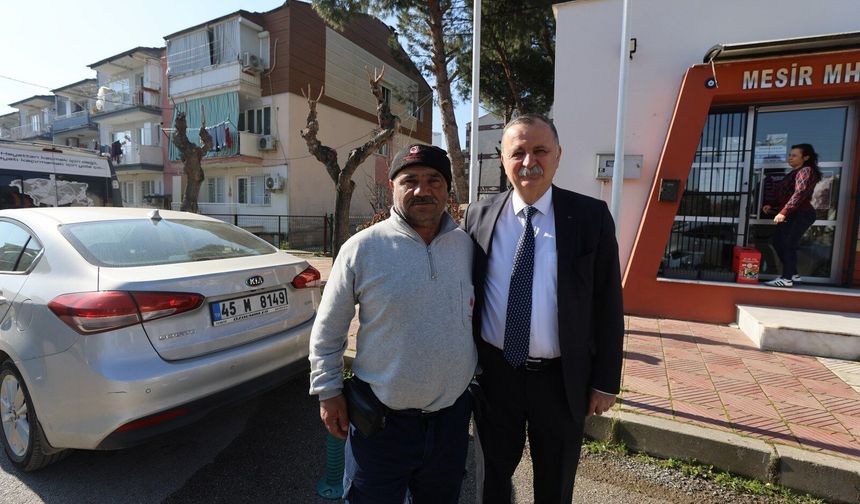 Başkan Balaban Mesir Mahallesi Esnafıyla Buluştu