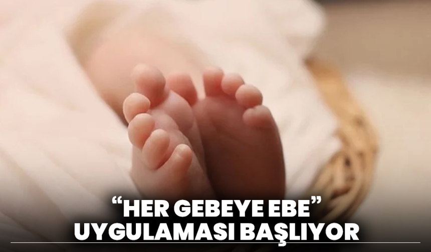 “Her Gebeye Ebe” Uygulaması Başlıyor: İlk Annelere Birebir Destek