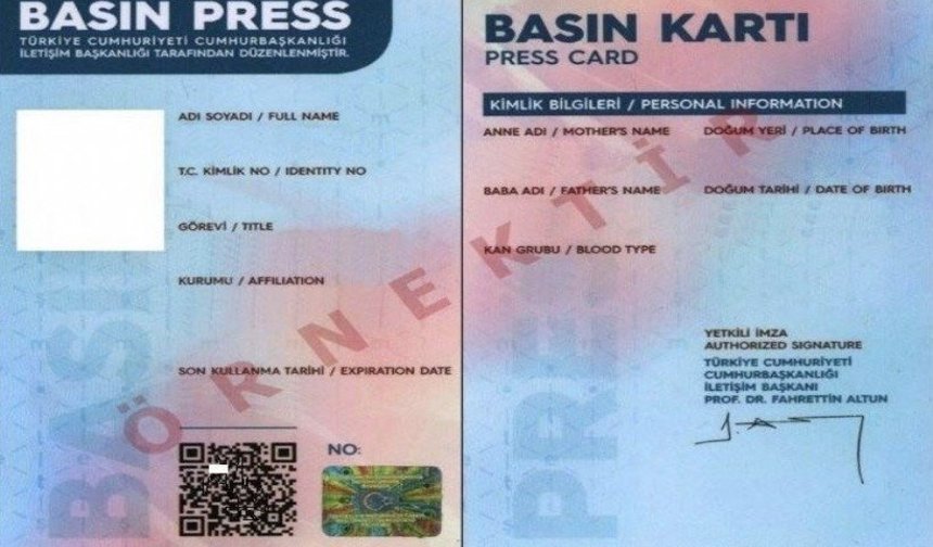 Basın Kartı Artık Kimlik Sayılacak