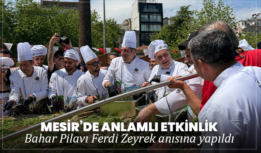 Mesir’de anlamlı etkinlik: Bahar Pilavı Ferdi Zeyrek anısına yapıldı