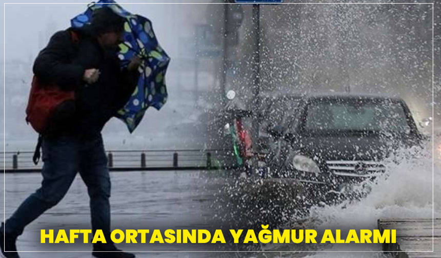 Hafta Ortasında Yağmur Alarmı: Manisalılara Uyarı