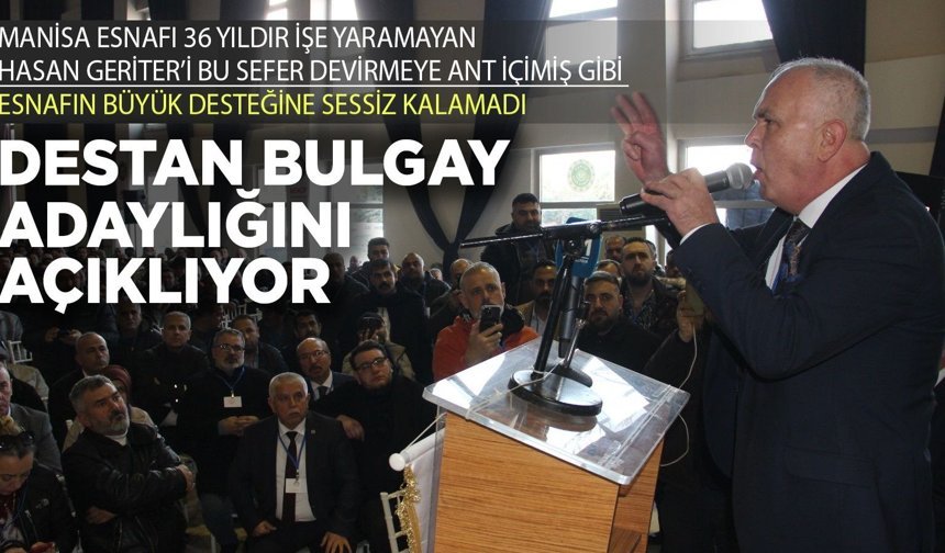 Esnaf Büyük destek verdi Destan Bulgay adaylığını açıklıyor
