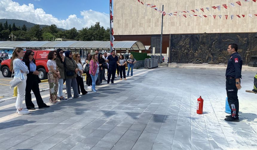 Yunusemre’de Yangın Tatbikatı