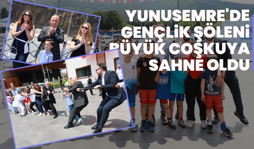 Yunusemre'de Gençlik Şöleni Büyük Coşkuya Sahne Oldu
