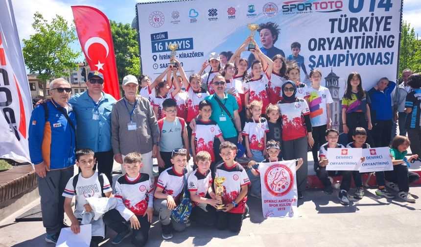 Manisalı Oryantiring Sporcularından Türkiye Şampiyonasında Büyük Başarı