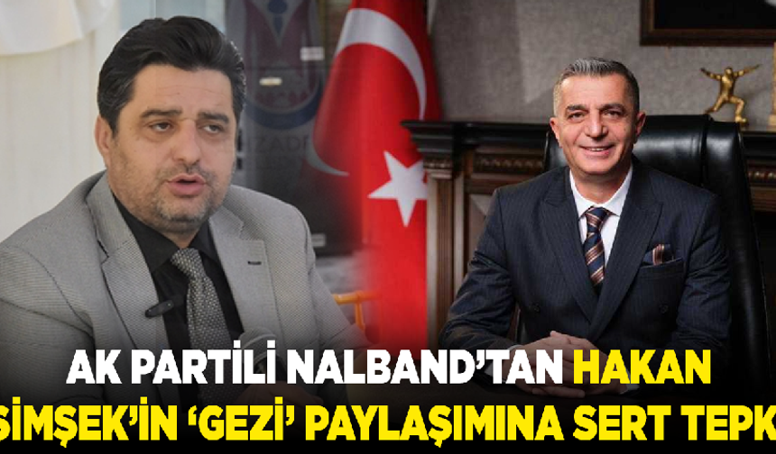AK Partili Nalband’tan Hakan Şimşek’in ‘Gezi’ Paylaşımına Sert Tepki