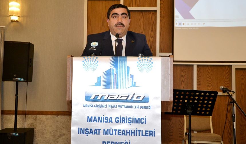 MAGİD Başkanı Yaşar: Manisa'nın konut ihtiyacını yeni imar planları çözecek