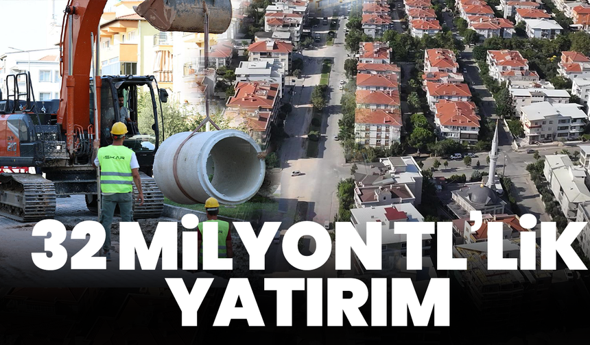 Akhisar’ın Altyapısı 32 Milyon TL’lik Yatırımla Güçleniyor