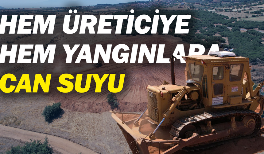 Büyükşehir’den Salihli’ye Hayvancılık, Sulama ve Yangınlar İçin Gölet