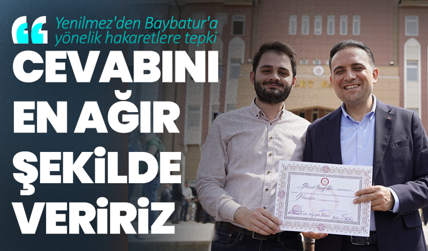 AK Parti Manisa İl Gençlik Kolları Başkanı Yenilmez'den Baybatur'a yönelik hakaretlere tepki