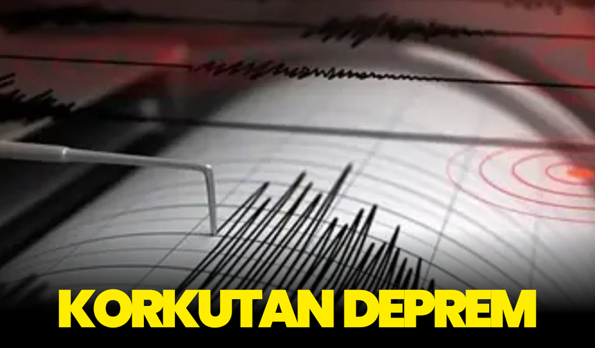5.8 Büyüklüğünde korkutan deprem