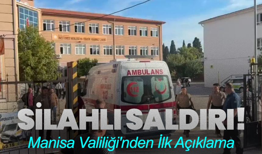 Manisa Valiliği'nden Açıklama
