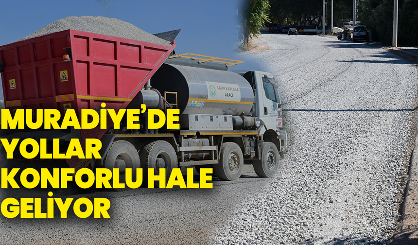 Büyükşehir, Muradiye’de Yolları Konforlu Hale Getiriyor