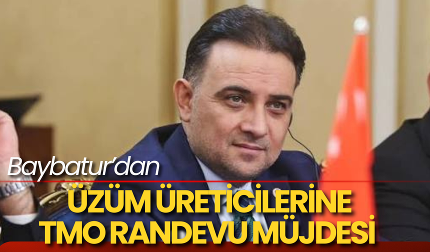Baybatur’dan Üzüm Üreticilerine TMO Randevu Müjdesi