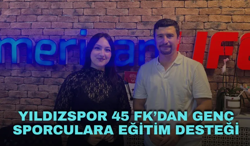 Yıldızspor 45 FK’dan genç sporculara eğitim desteği