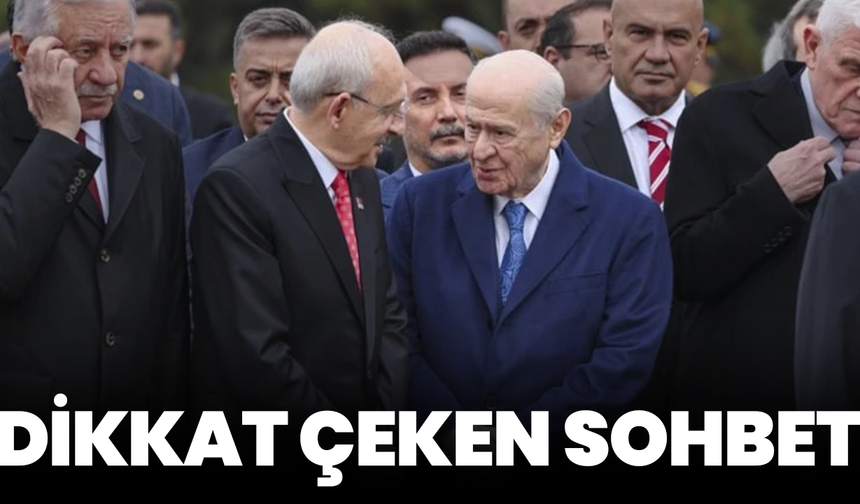 Anıtkabir’de Bahçeli Ve Kılıçdaroğlu Arasında Dikkat Çeken Sohbet